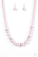 Load image into Gallery viewer, You Had Me At Pearls Pink Necklace