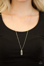 Load image into Gallery viewer, Don't Stop Believing Yellow Necklace