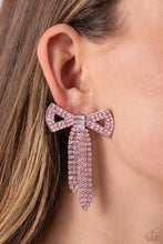 Load image into Gallery viewer, Just BOW With It Pink Earring