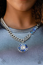 Load image into Gallery viewer, Tiered Talent Blue Necklace