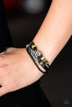 Load image into Gallery viewer, The Wild is Waiting Yellow Bracelet