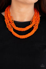 Load image into Gallery viewer, Right As RAINFOREST Orange Necklace