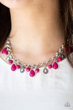 Load image into Gallery viewer, Welcome To Bedrock Pink Necklace