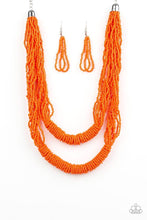 Load image into Gallery viewer, Right As RAINFOREST Orange Necklace
