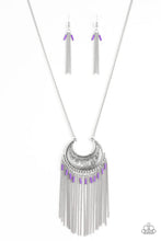 Load image into Gallery viewer, Desert Coyote Purple Necklace
