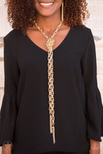 Load image into Gallery viewer, SCARFed For Attention Gold Necklace