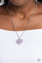 Load image into Gallery viewer, So This Is Love Purple Necklace