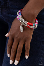 Load image into Gallery viewer, Peaceful Potential Red Bracelet