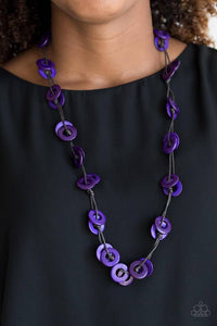 Waikiki Winds Purple Necklace