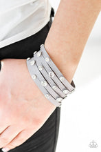 Load image into Gallery viewer, Rhinestone Reputation Silver Bracelet