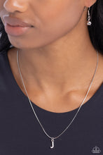 Load image into Gallery viewer, Seize The Initial Silver Necklace - J