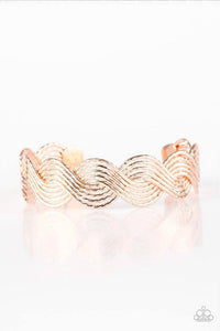 Braided Brilliance Gold Bracelet