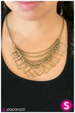 Load image into Gallery viewer, On The Quad Brass Necklace