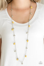 Load image into Gallery viewer, Both Feet On The Ground Yellow Necklace