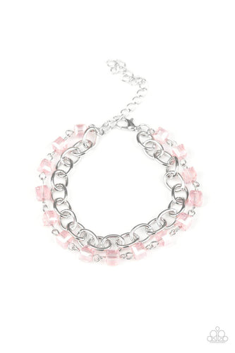 Life Of The Block Party Pink Bracelet