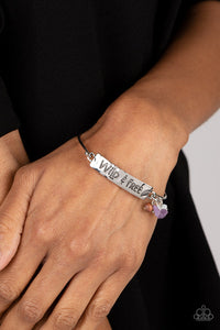 Fearless Fashionista Purple Bracelet