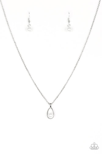Traditionally Traditional White Necklace