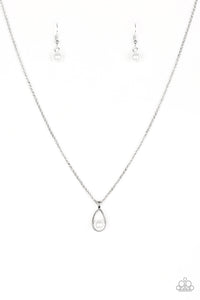 Traditionally Traditional White Necklace
