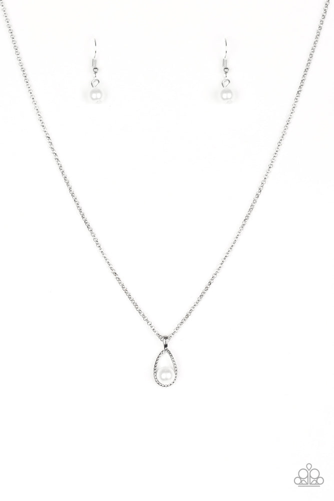 Traditionally Traditional White Necklace