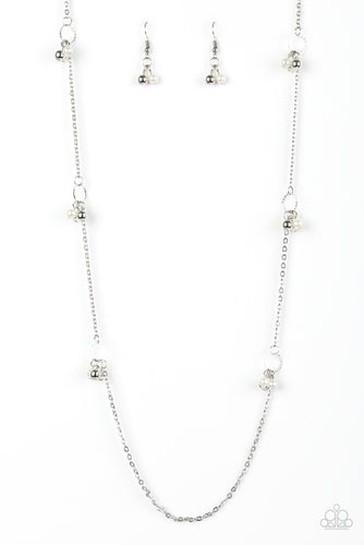 House Party Posh White Necklace