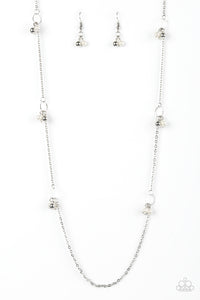 House Party Posh White Necklace