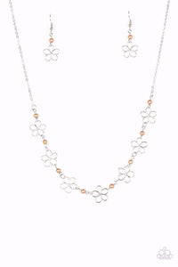 Always Abloom Brown Necklace