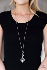 Mom Hustle White Necklace