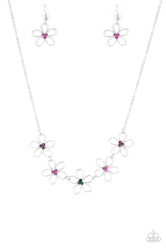 Hoppin' Hibiscus Multi Necklace