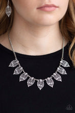 Load image into Gallery viewer, Leafy Lagoon Silver Necklace
