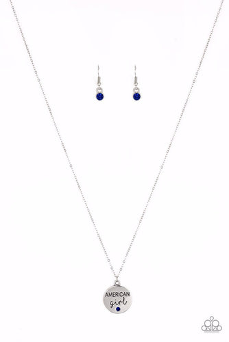 American Girl Blue Necklace