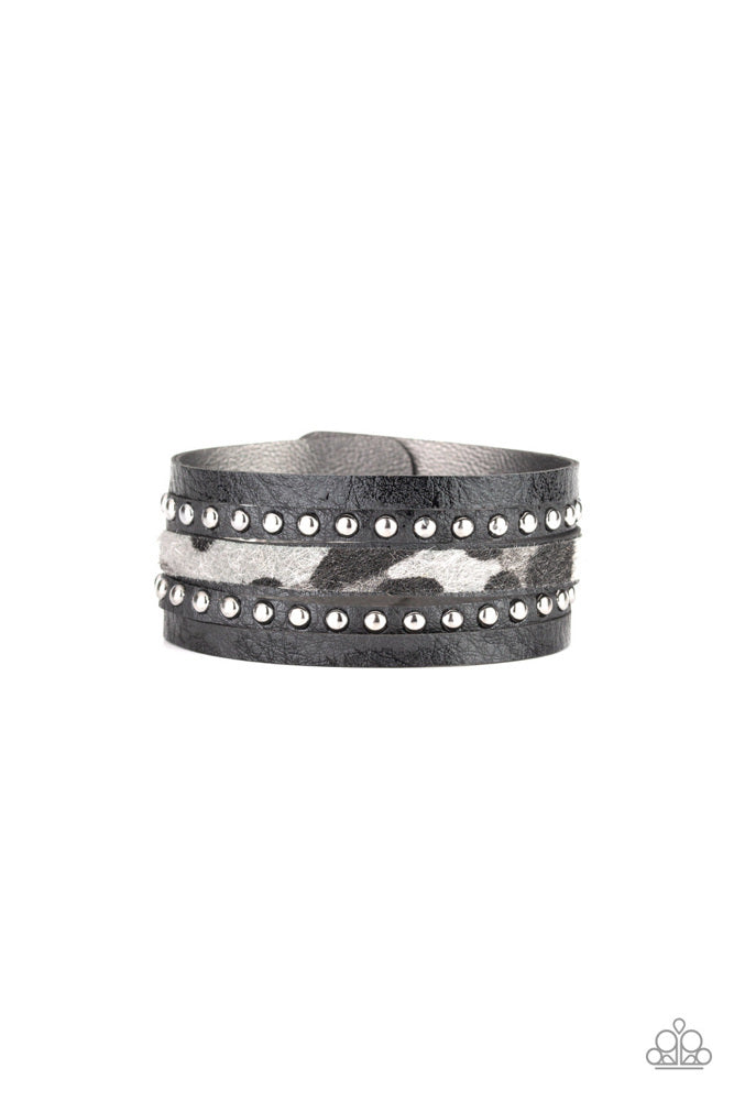 Born To Be WILDCAT Silver Bracelet