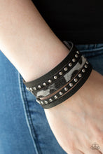 Load image into Gallery viewer, Born To Be WILDCAT Silver Bracelet