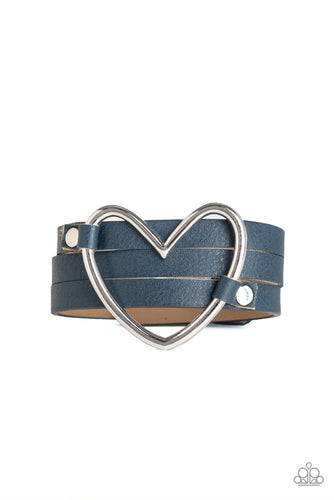 One Love, One Heart Blue Bracelet