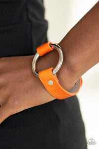 Rustic Rodeo Orange Bracelet