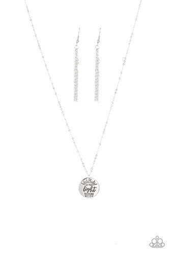 Let Your Light So Shine Silver Necklace
