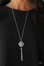 Load image into Gallery viewer, Fine Florals Silver Necklace