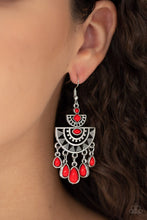 Load image into Gallery viewer, SOL Searching Red Earring