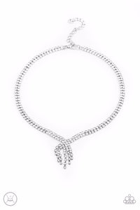 Ante Up White Necklace