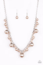 Load image into Gallery viewer, Uptown Pearls Brown Necklace