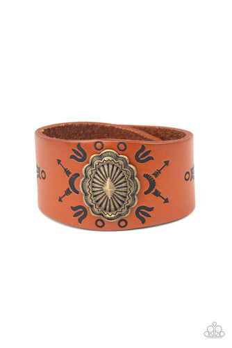 Desert Badlands Brass Bracelet