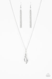 First Class Flier White Necklace