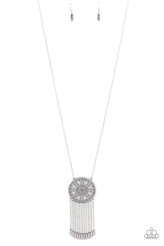 Nature's Melody Silver Necklace