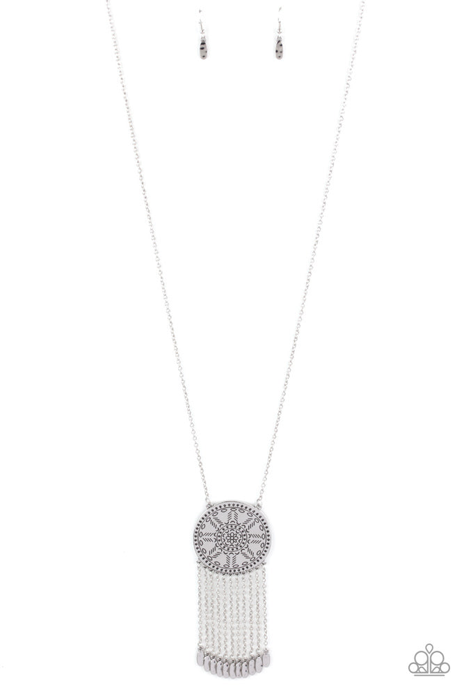 Nature's Melody Silver Necklace