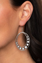 Load image into Gallery viewer, Crescent Cove White Earring