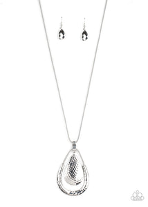 Texture Trekker Silver Necklace
