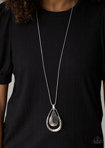 Texture Trekker Silver Necklace