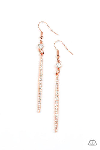 Skyscraping Shimmer Copper Earring