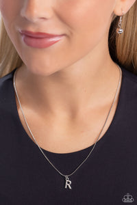 Seize The Initial Silver Necklace - R