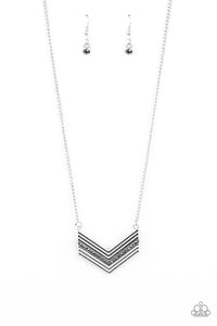 Armed And FABULOUS Silver Necklace