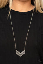 Load image into Gallery viewer, Armed And FABULOUS Silver Necklace